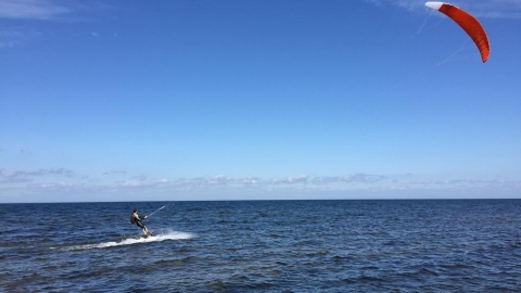 Kitesurfade Öland – på längden!
